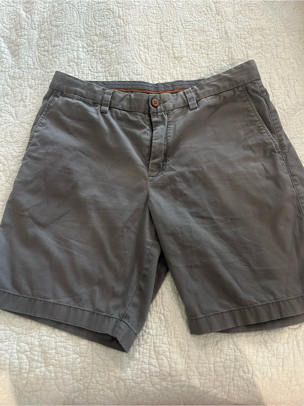 Tommy Bahama Men's Slate Gray Flat Front Shorts